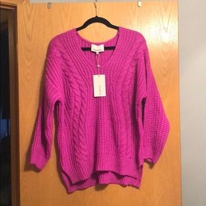 Orchid Heartloom sweater